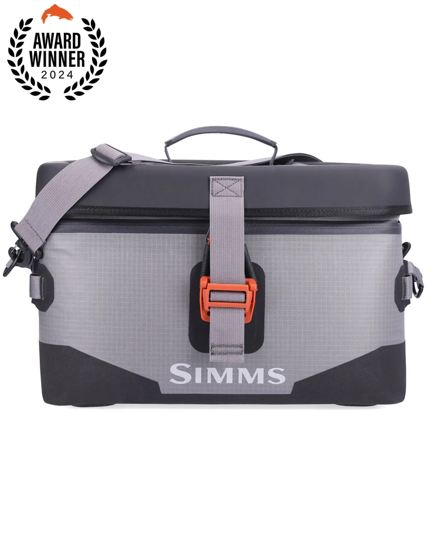New Simms Fishing Dry Creek Boat Bag - Small - 20L Steel