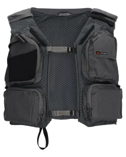 Hot Simms Fishing Flyweight Fishing Vest Smoke