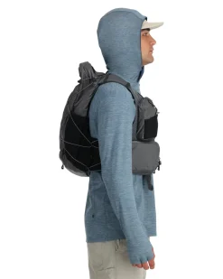 Sale Simms Fishing Flyweight Vest Pack Smoke