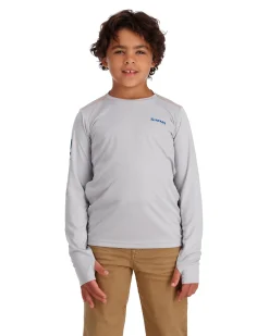Best Simms Fishing Kid's Solar Tech Crewneck