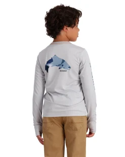 Best Simms Fishing Kid's Solar Tech Crewneck
