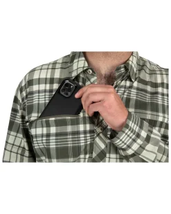 Online Simms Fishing Men's Bugstopper® LS Fishing Shirt Foliage Madras Plaid