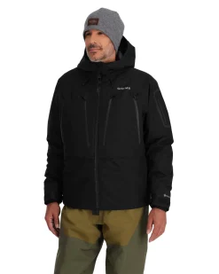 Hot Simms Fishing Men's Bulkley Insulated Wading Jacket Black