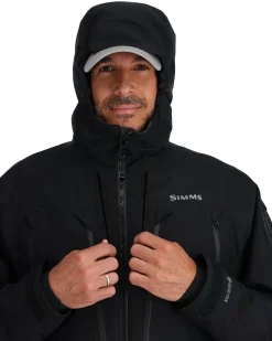 Hot Simms Fishing Men's Bulkley Insulated Wading Jacket Black