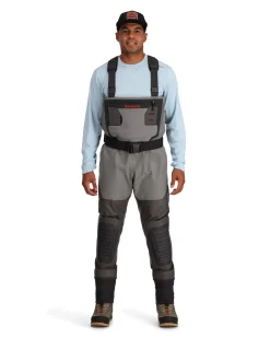 Best Simms Fishing Men's Confluence Stockingfoot Waders Graphite