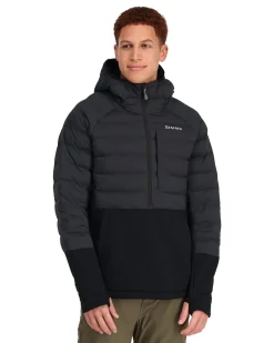 Clearance Simms Fishing Men's ExStream Pull Over Insulated Hoody Black