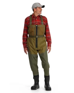 Simms Fishing Men's Freestone Z Bootfoot Waders - Rubber Sole Loden