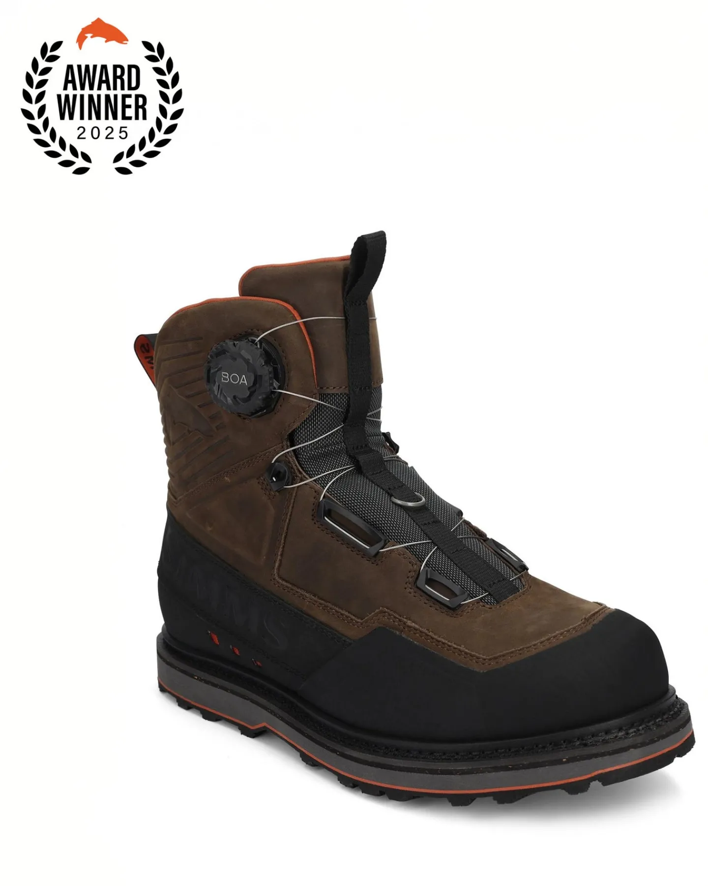 Clearance Simms Fishing Men's G3 Guide BOA Boot - Vibram Hickory