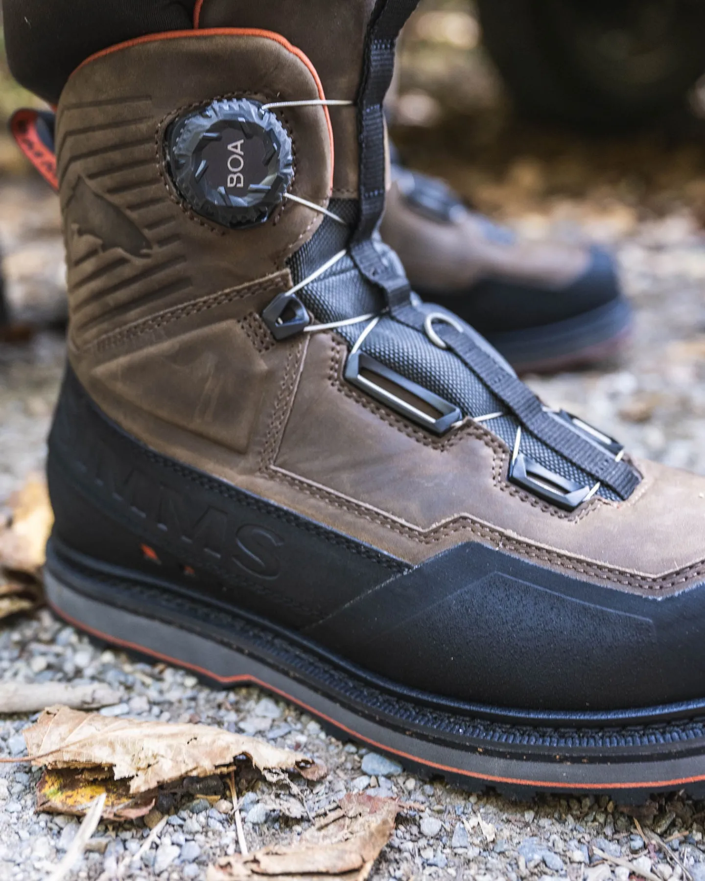 Clearance Simms Fishing Men's G3 Guide BOA Boot - Vibram Hickory