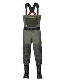 Outlet Simms Fishing Men's G3 Guide Bootfoot Waders Rubber Sole Gunmetal