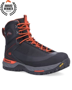 Hot Simms Fishing Men's G4 PRO™ Powerlock Wading Boot - Felt Sole Carbon