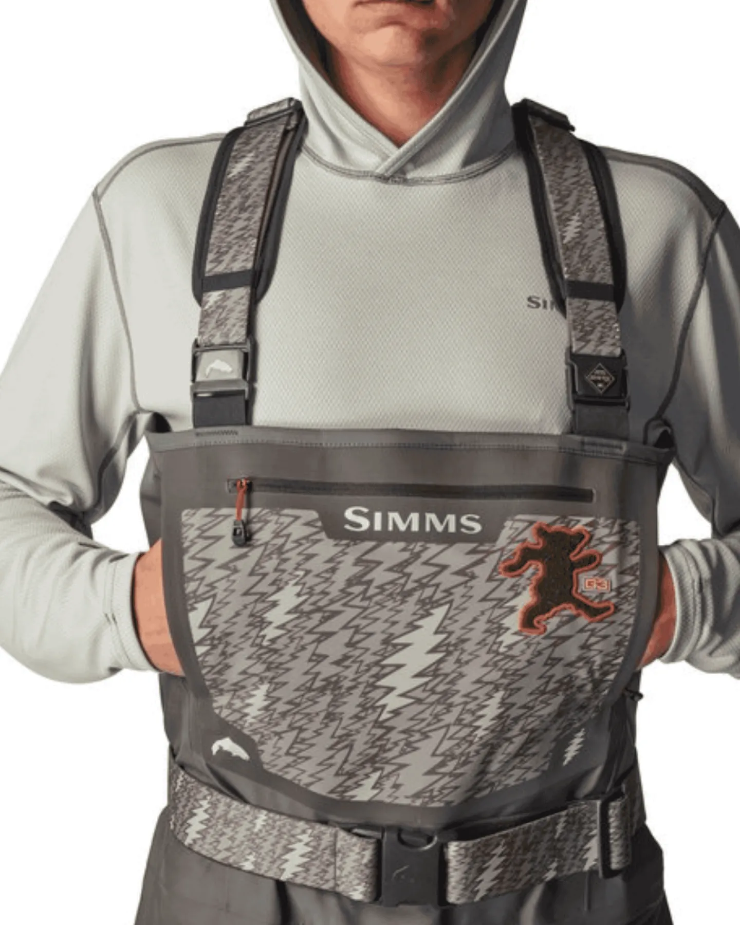 Outlet Simms Fishing Men's Grateful Dead G3 Guide Waders Mosquitos