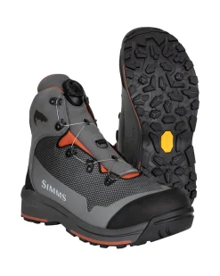 Outlet Simms Fishing Men's Guide BOA Wading Boot - Vibram Sole Slate