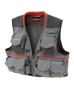 Simms Fishing Men's Guide Fishing Vest Steel