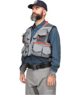 Simms Fishing Men's Guide Fishing Vest Steel