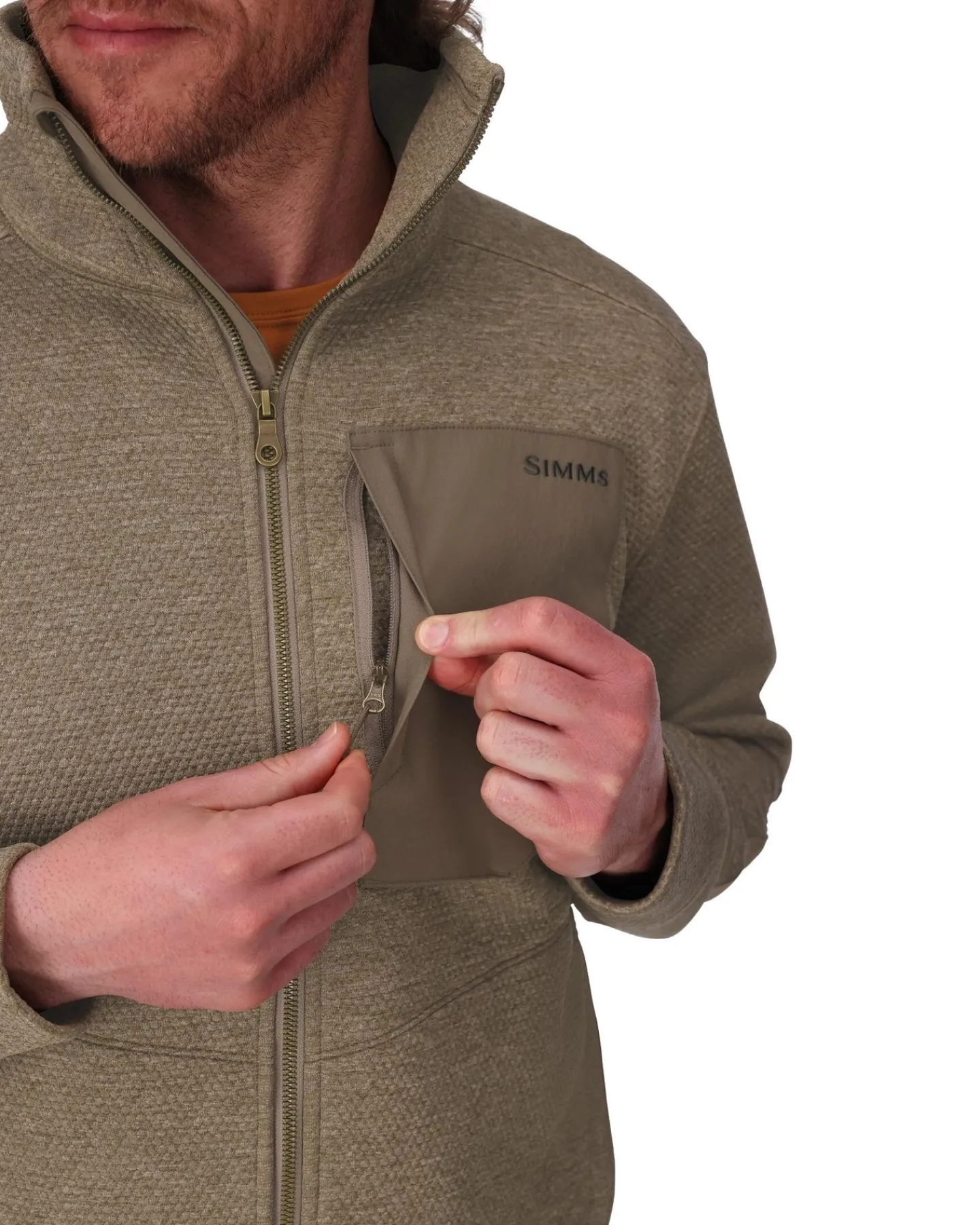 Best Simms Fishing Men's Harbor Fleece