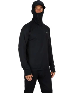 Clearance Simms Fishing Men's Heavyweight Baselayer Hoody Black