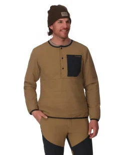 Clearance Simms Fishing Men's Midstream Insulated Henley