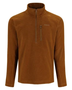 Simms Fishing Men's Rivershed-Half Zip Fleece