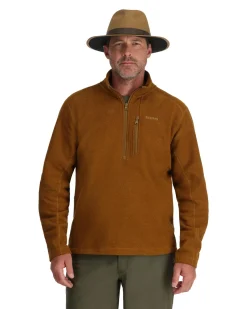 Simms Fishing Men's Rivershed-Half Zip Fleece