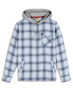 Best Simms Fishing Men's Santee Flannel Hoody