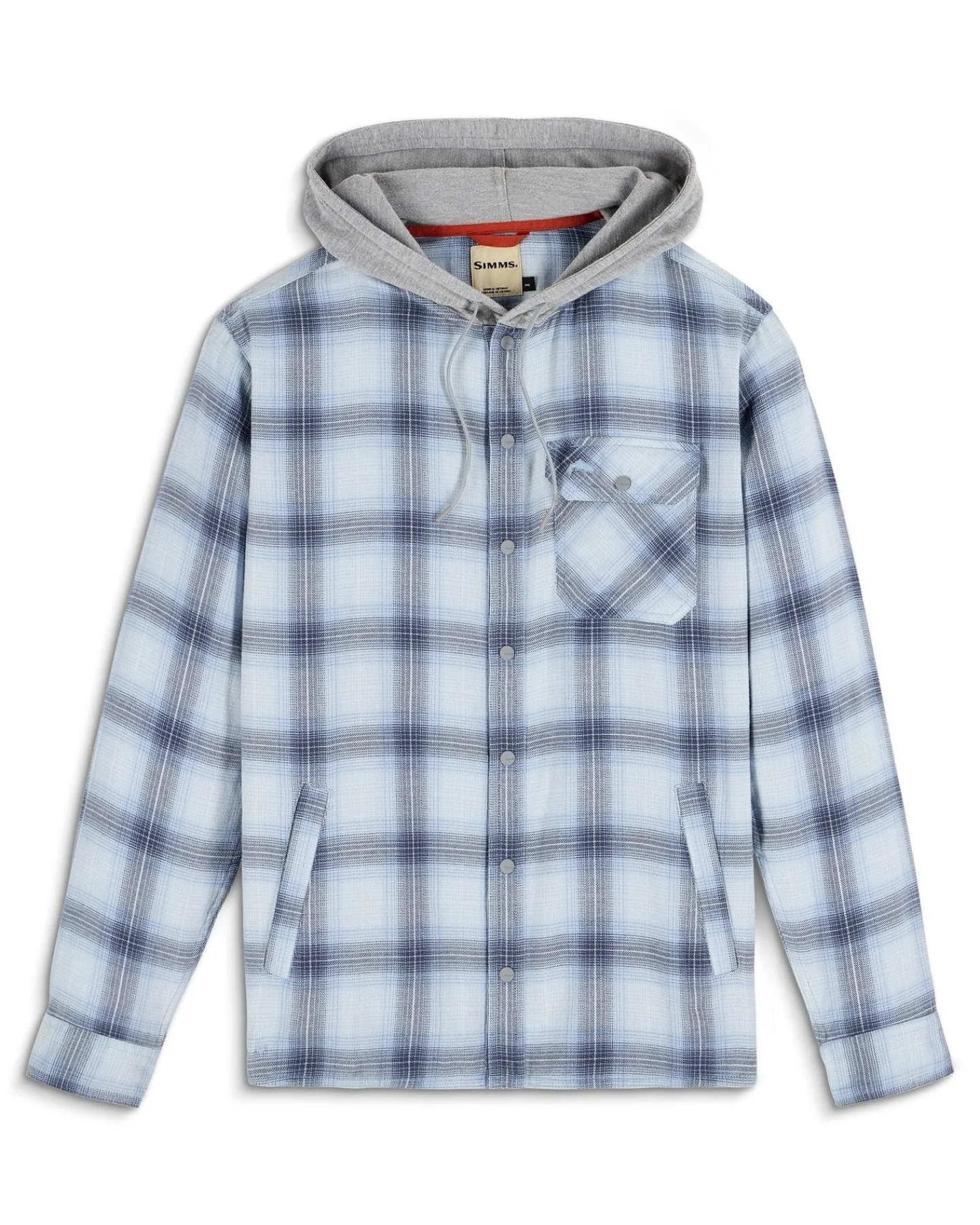 Best Simms Fishing Men's Santee Flannel Hoody