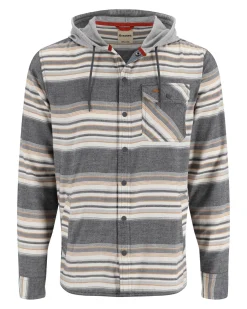 Best Simms Fishing Men's Santee Flannel Hoody