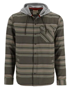 Best Simms Fishing Men's Santee Flannel Hoody