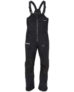 New Simms Fishing Men's Simms CX Fishing Bib Black