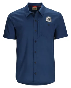 Clearance Simms Fishing Men's Simms Shop Shirt Navy 2