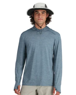 Online Simms Fishing Men's SolarFlex® Cooling Hoody 2024 Neptune