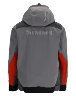 New Simms Fishing Men's Splash Cast Fishing Jacket Steel