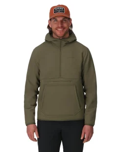 Clearance Simms Fishing Men's Strata 330 Half-Zip Midlayer Hoody
