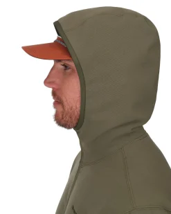 Clearance Simms Fishing Men's Strata 330 Half-Zip Midlayer Hoody