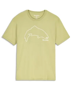 New Simms Fishing Men's Trout Outline T-Shirt