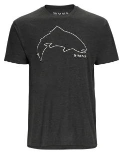 New Simms Fishing Men's Trout Outline T-Shirt