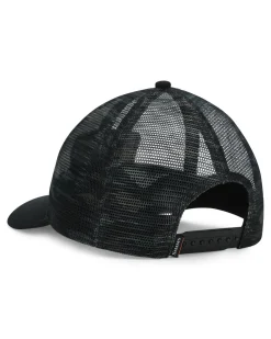 Outlet Simms Fishing Mesh All-Over Trucker Hat Tiger Camo Black/Dark Gunmetal