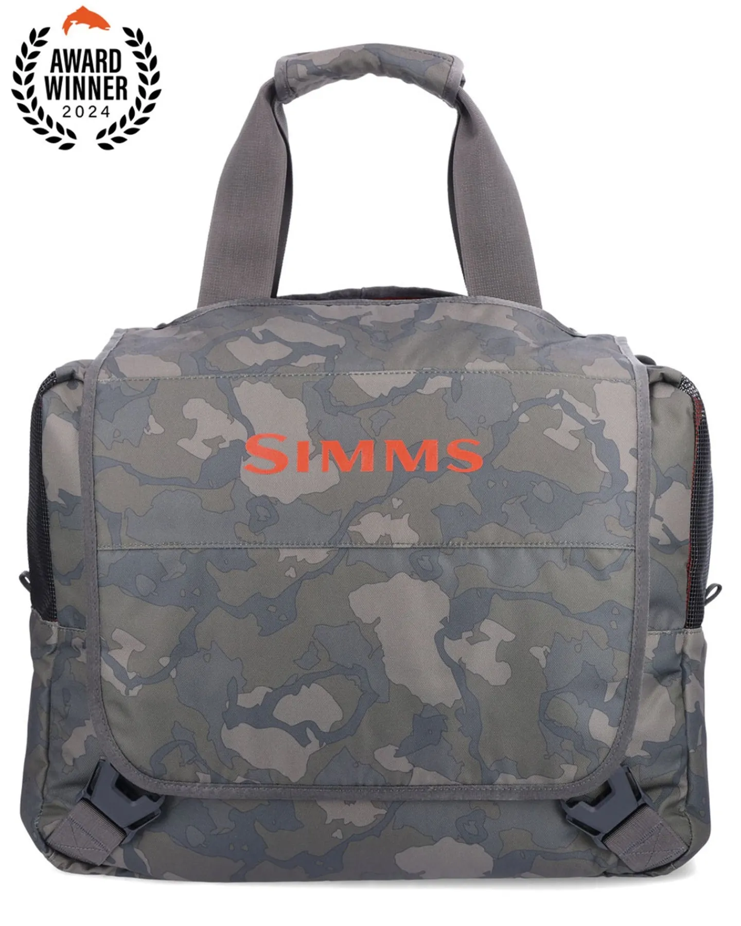 Sale Simms Fishing Riverkit Wader Tote 2024 Regiment Camo Olive Drab