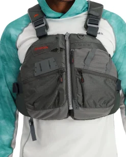 New Simms Fishing Selway Life Vest Slate