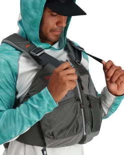 New Simms Fishing Selway Life Vest Slate