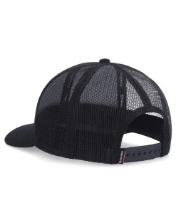 Best Simms Fishing Simms HD Logo Trucker Cap Black