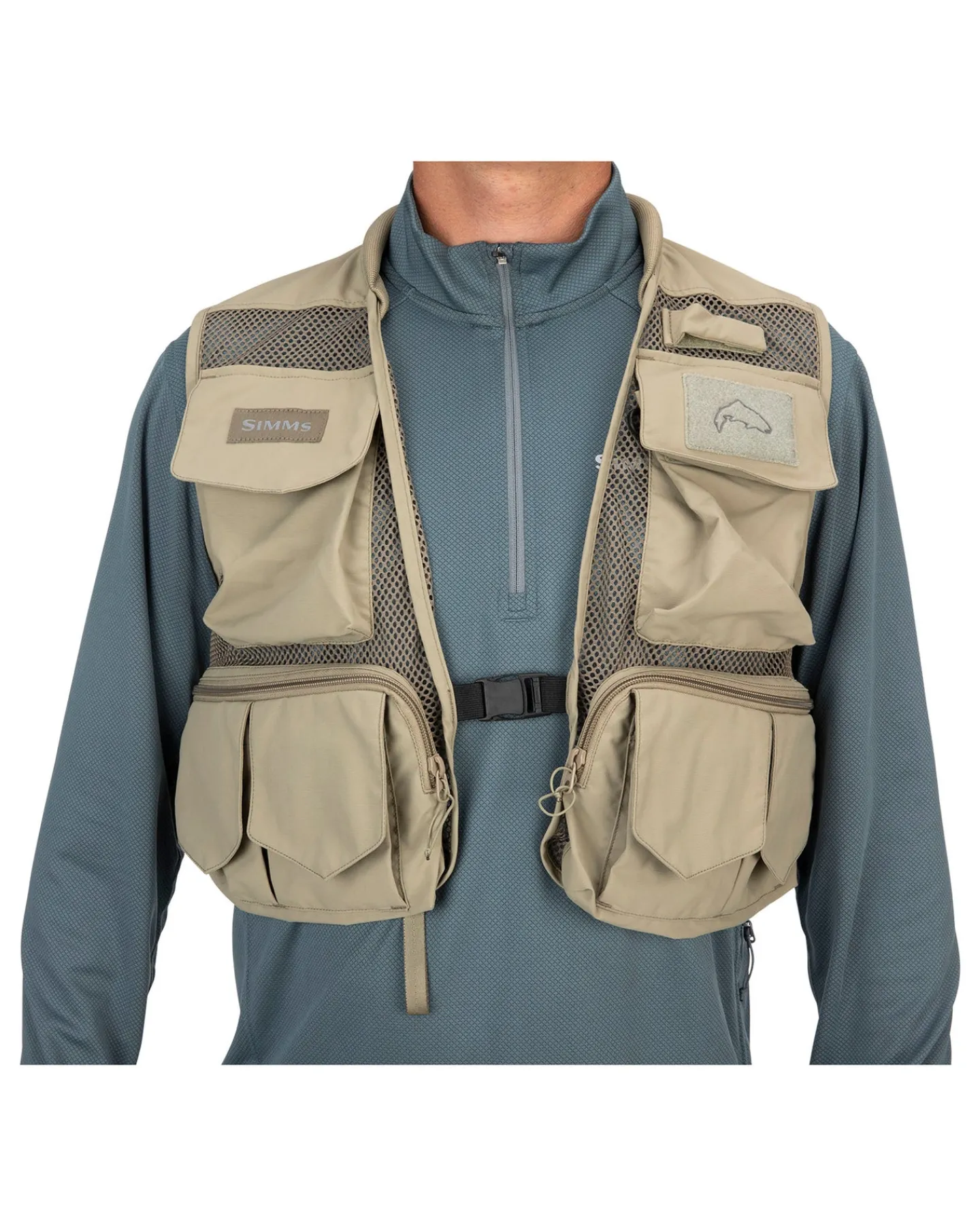 Sale Simms Fishing Tributary Fishing Vest Tan