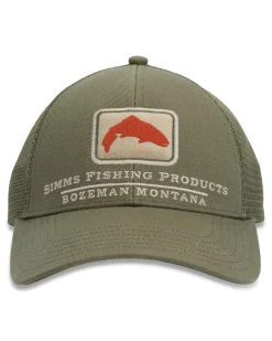 Discount Simms Fishing Trout Icon Trucker Hat
