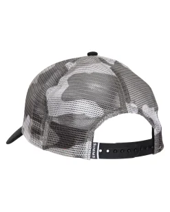 Sale Simms Fishing Walleye Icon Trucker Hat Woodland Camo Sandbar