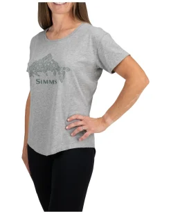 Outlet Simms Fishing Women's Floral Trout T-Shirt