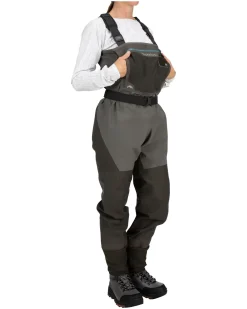 Simms Fishing Women's G3 Guide Stockingfoot Gunmetal