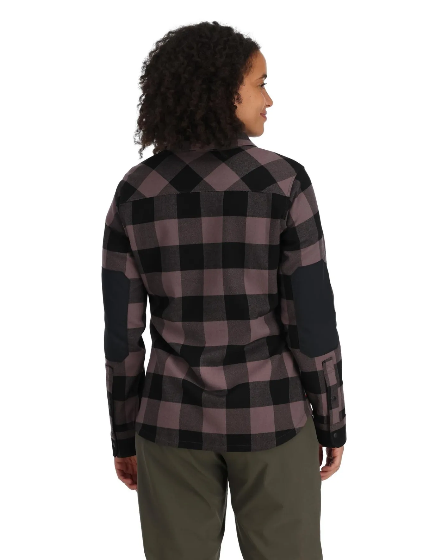Best Simms Fishing Women's Guide Flannel 2024 Grayling Buffalo Check