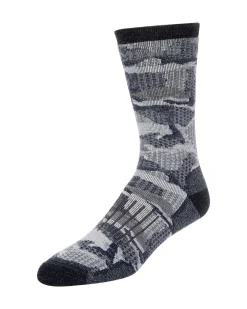 Online Simms Fishing Women's Merino Midweight Hiker Socks Hex Flo Camo Admiral