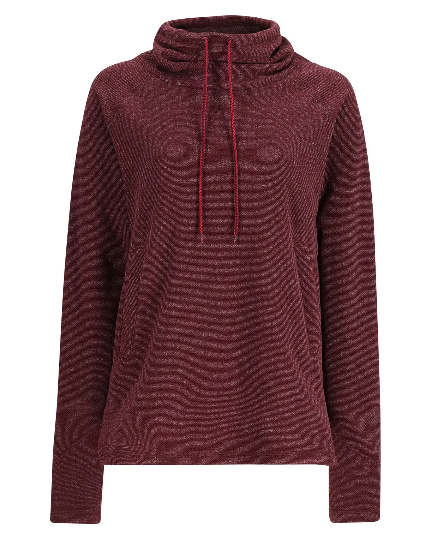 New Simms Fishing Women's Rivershed Sweater Mulberry Heather