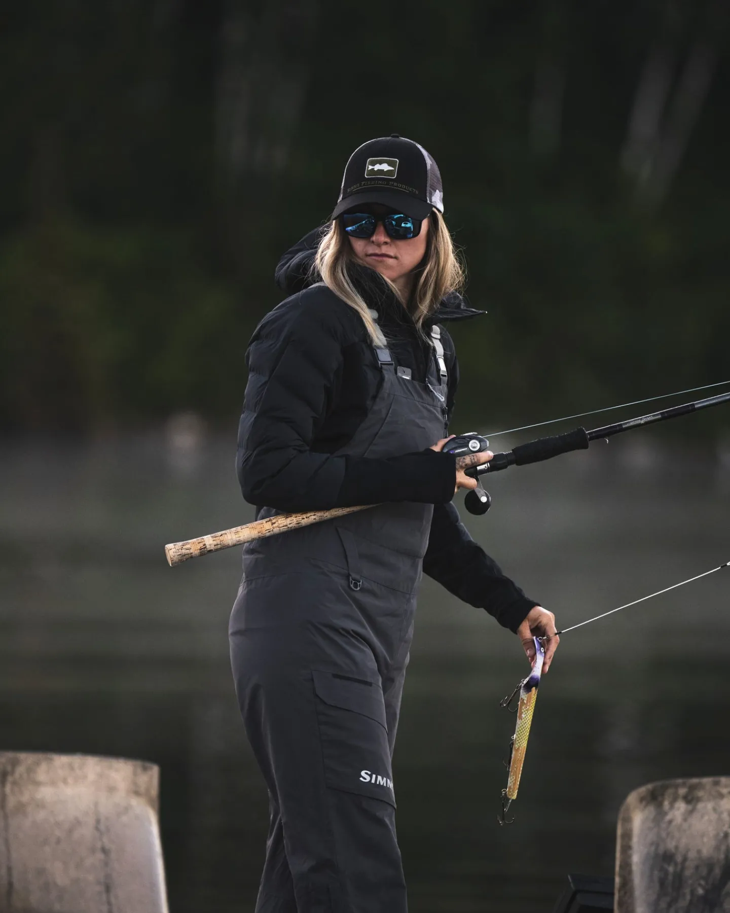 Sale Simms Fishing Women's Simms Challenger Fishing Bib Slate